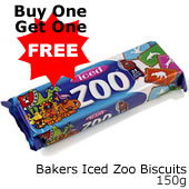 Baker Iced Zoo Biscuits